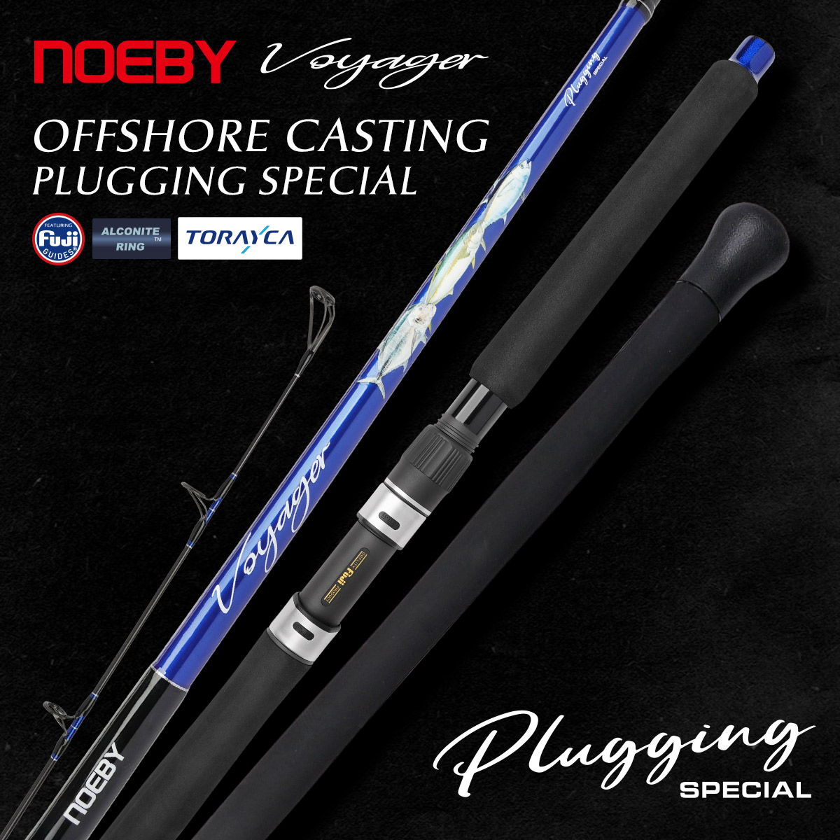 Fishing Rod Spinning - NOEBY VOYAGER Plugging Rod 2.49m 2.51m