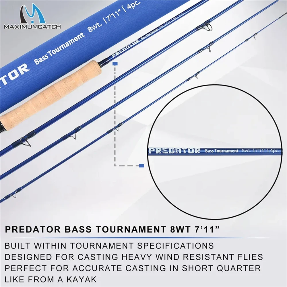 MAXIMUMCATCH 9ft 8-12WT Predat - Fishing Rod Ice ulasan dan harga